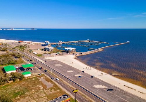 beach front view of long beach