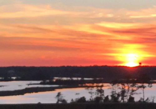 Sunset skies of Moss Point